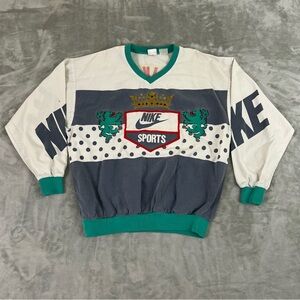 Vintage GRAIL 80s Nike Competitor Plus Golf All Over Print Crewneck Sweatshirt